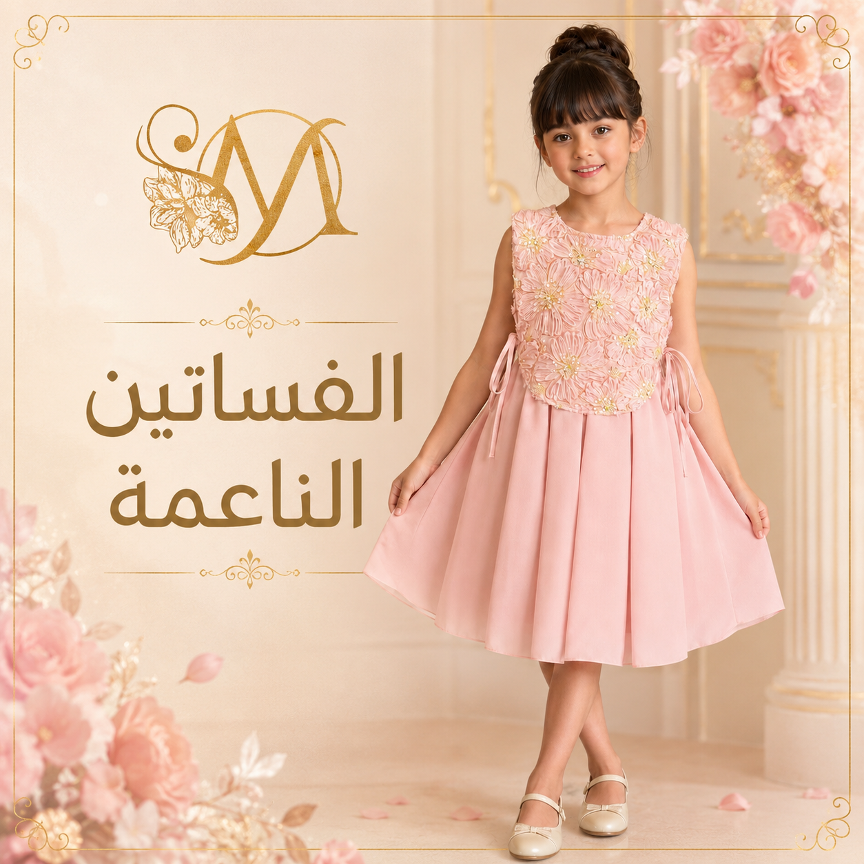 فساتين أطقال ناعمة
